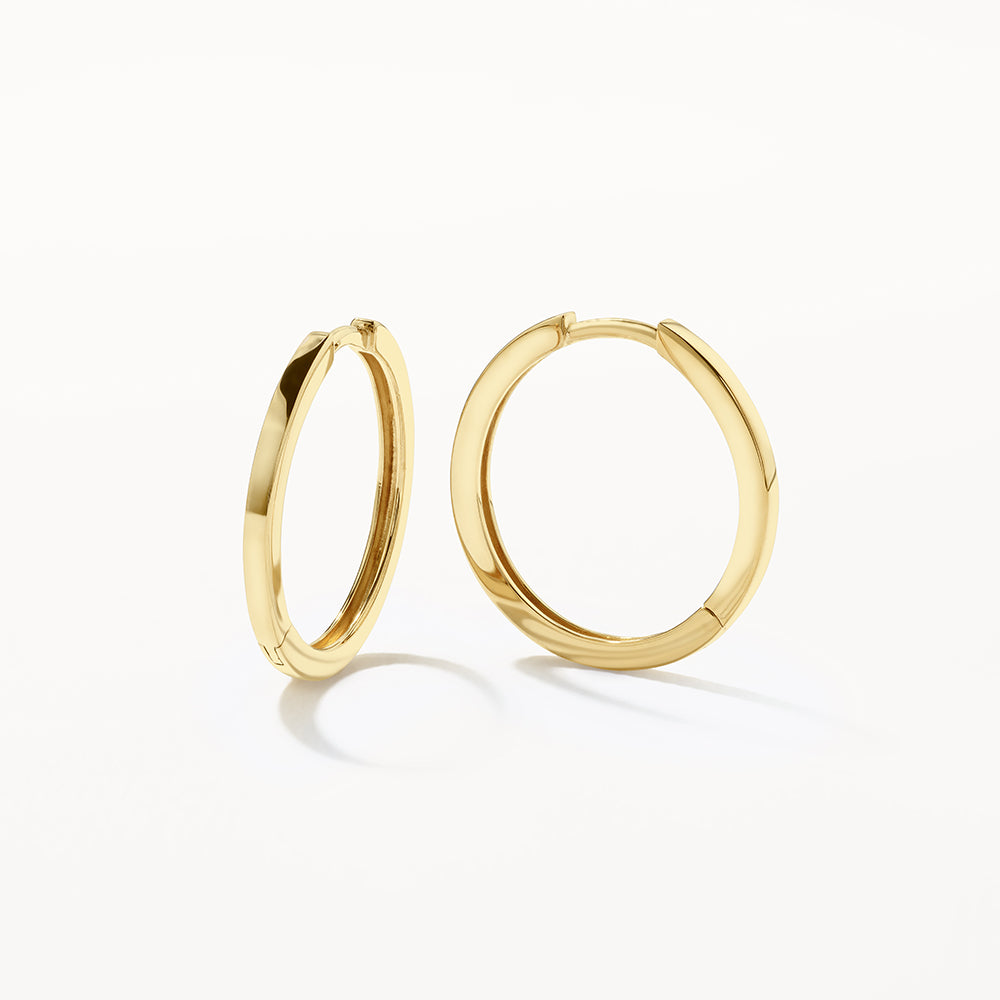 Golden Elegance: Timeless Hoop Earrings