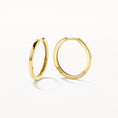 Load image into Gallery viewer, Golden Elegance: Timeless Hoop Earrings
