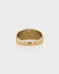 Load image into Gallery viewer, Elegant Gold Signet Wedding Band
