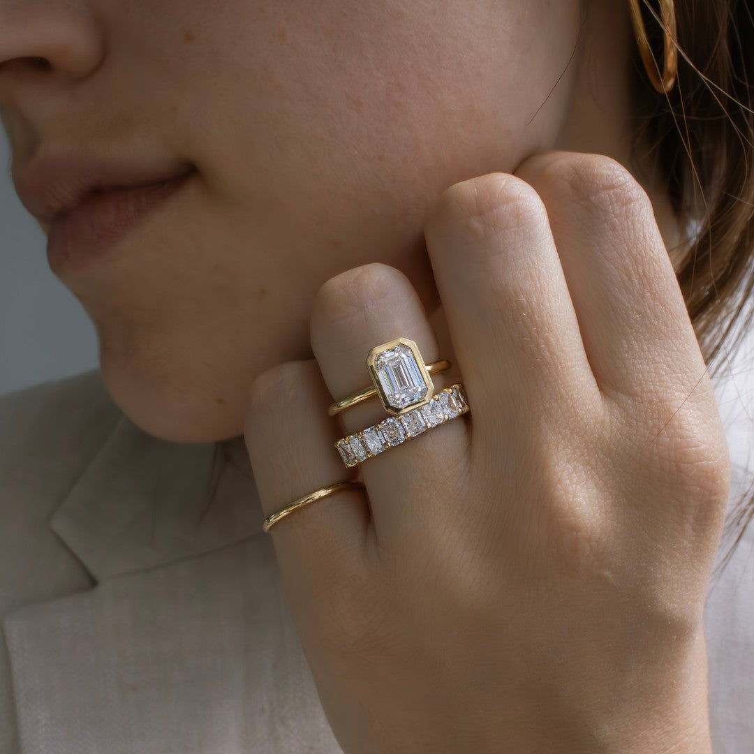 Solitaire-Oval Lab Grown Diamond Engagement Ring