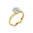 Load image into Gallery viewer, 1.5 ct Round F- VS1 Diamond Moissanite Engagement Ring
