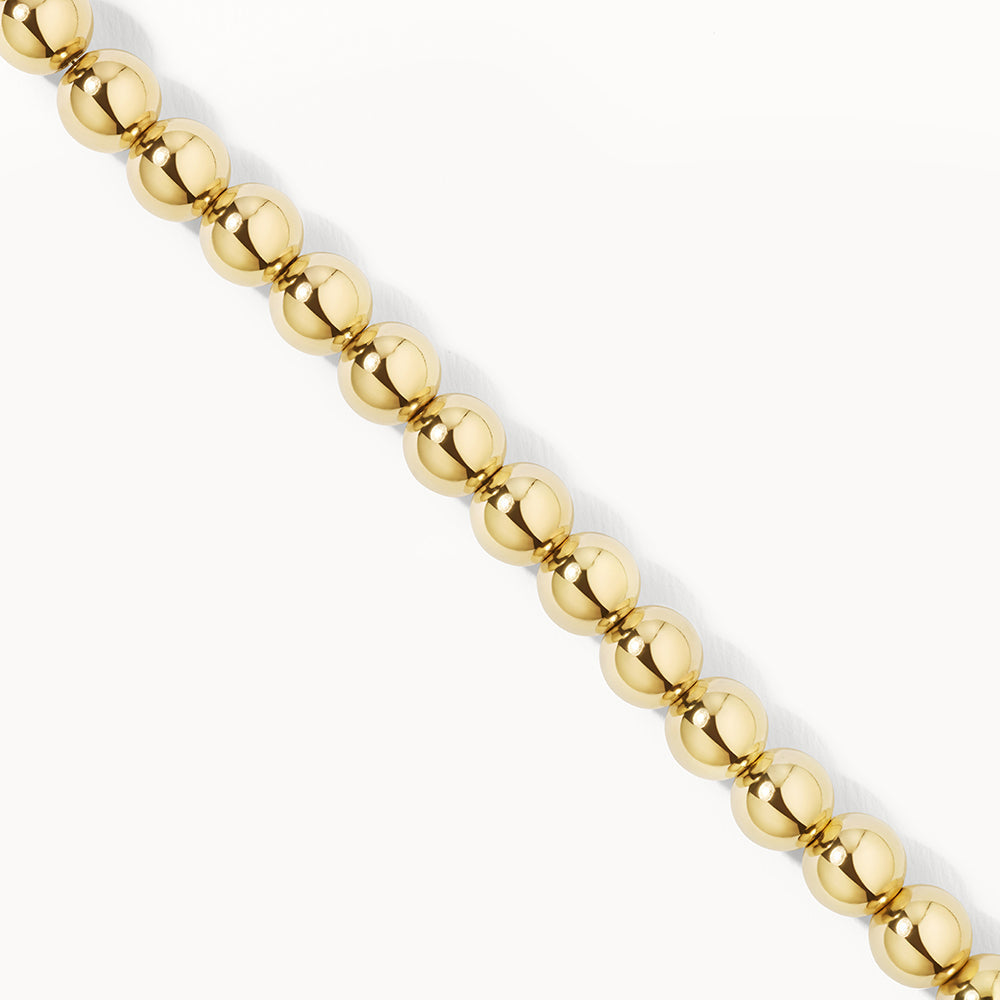 Glamorous Gold Ball Chain Necklaces