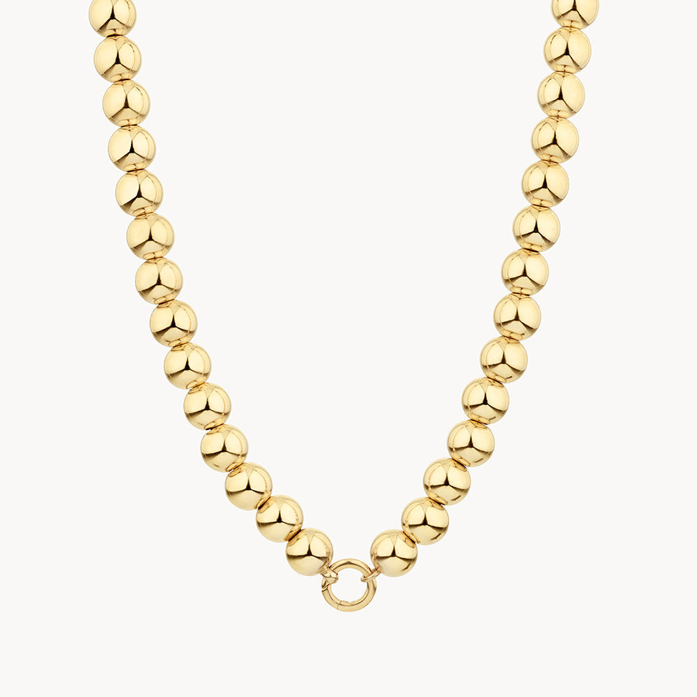 Glamorous Gold Ball Chain Necklaces