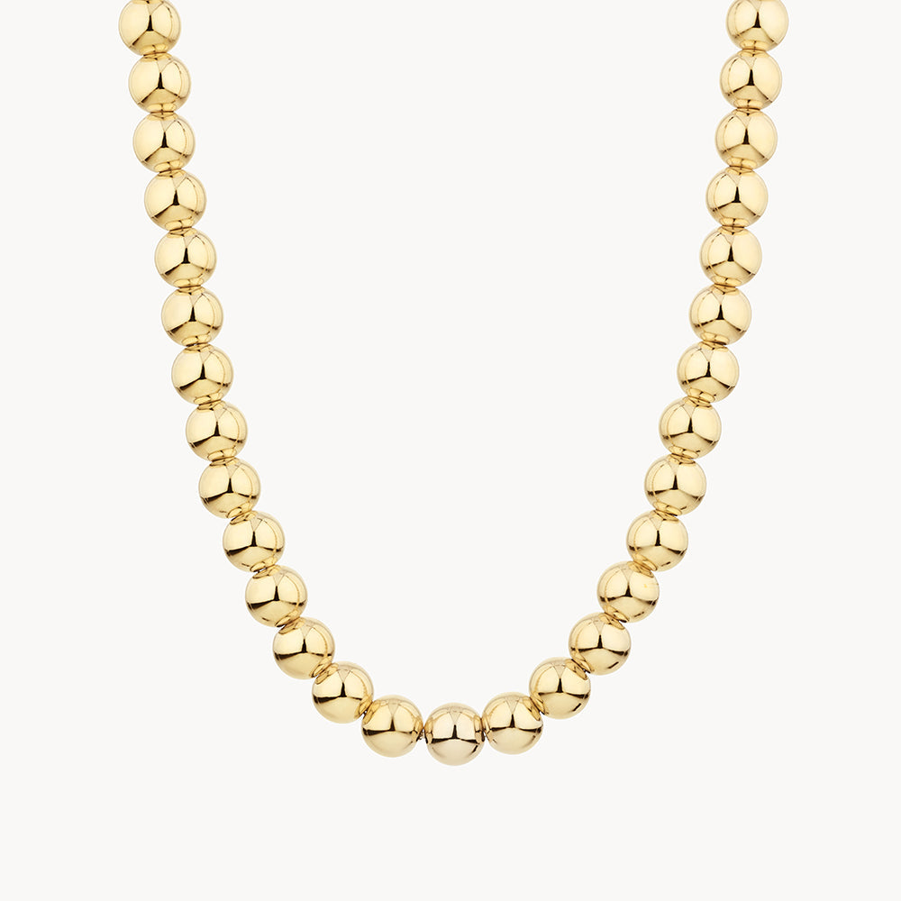 Glamorous Gold Ball Chain Necklaces