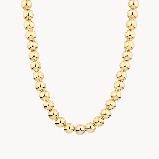 Glamorous Gold Ball Chain Necklaces