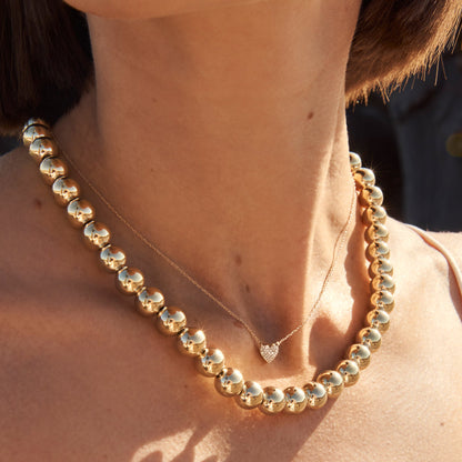 Glamorous Gold Ball Chain Necklaces 5