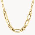 Load image into Gallery viewer, Elegant Gold Paperclip Chain Necklace
