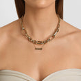 Load image into Gallery viewer, Elegant Gold Paperclip Chain Necklace
