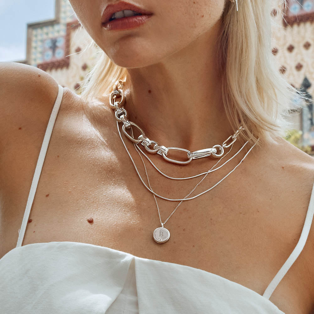 Luxurious Bold Paperclip Chain Necklace 2
