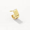 Load image into Gallery viewer, Sleek U-Shaped Gold Huggie Earrings
