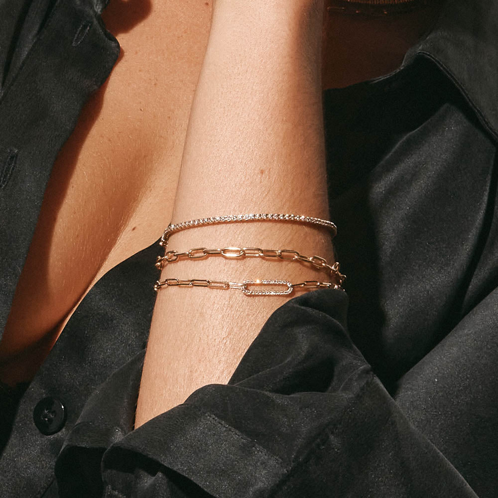 Classic Paperclip Chain Bracelet