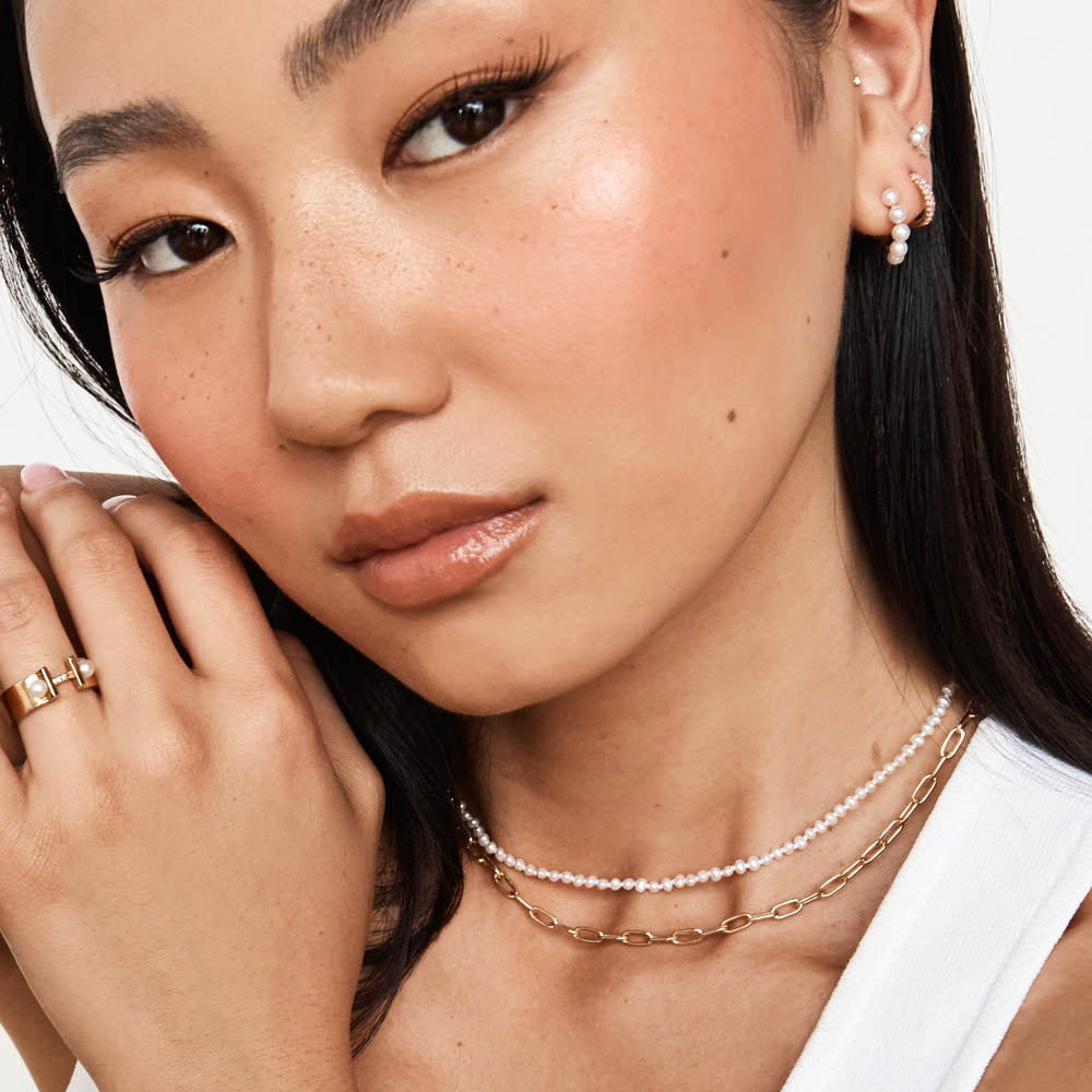 Classic Paperclip Chain Necklace 3