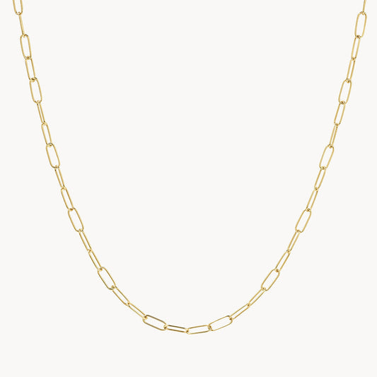 Classic Paperclip Chain Necklace