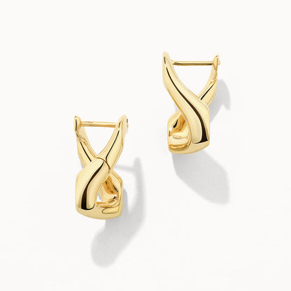 Curb Chain Link Hoop Earrings 7