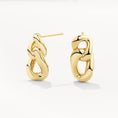 Load image into Gallery viewer, Curb Chain Link Stud Earrings
