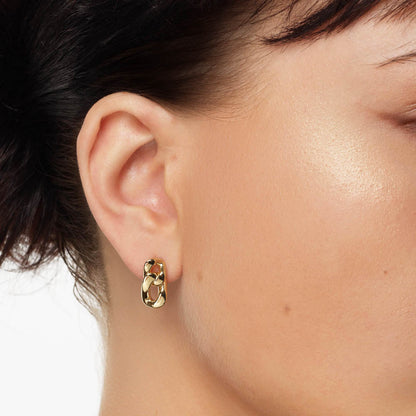 Curb Chain Link Stud Earrings 5