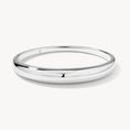 Load image into Gallery viewer, Elegant Silver Open Cuff Bangle Bracelet
