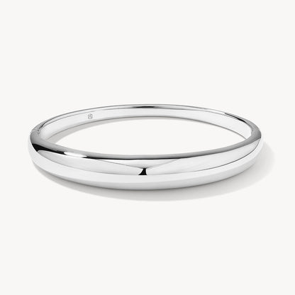 Elegant Silver Open Cuff Bangle Bracelet 3