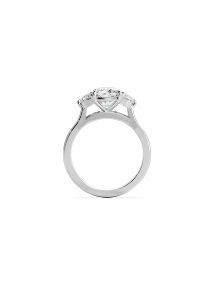 Solitaire-Oval Lab Grown Diamond Engagement Ring