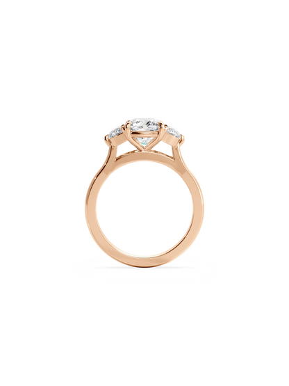 Solitaire-Oval Lab Grown Diamond Engagement Ring