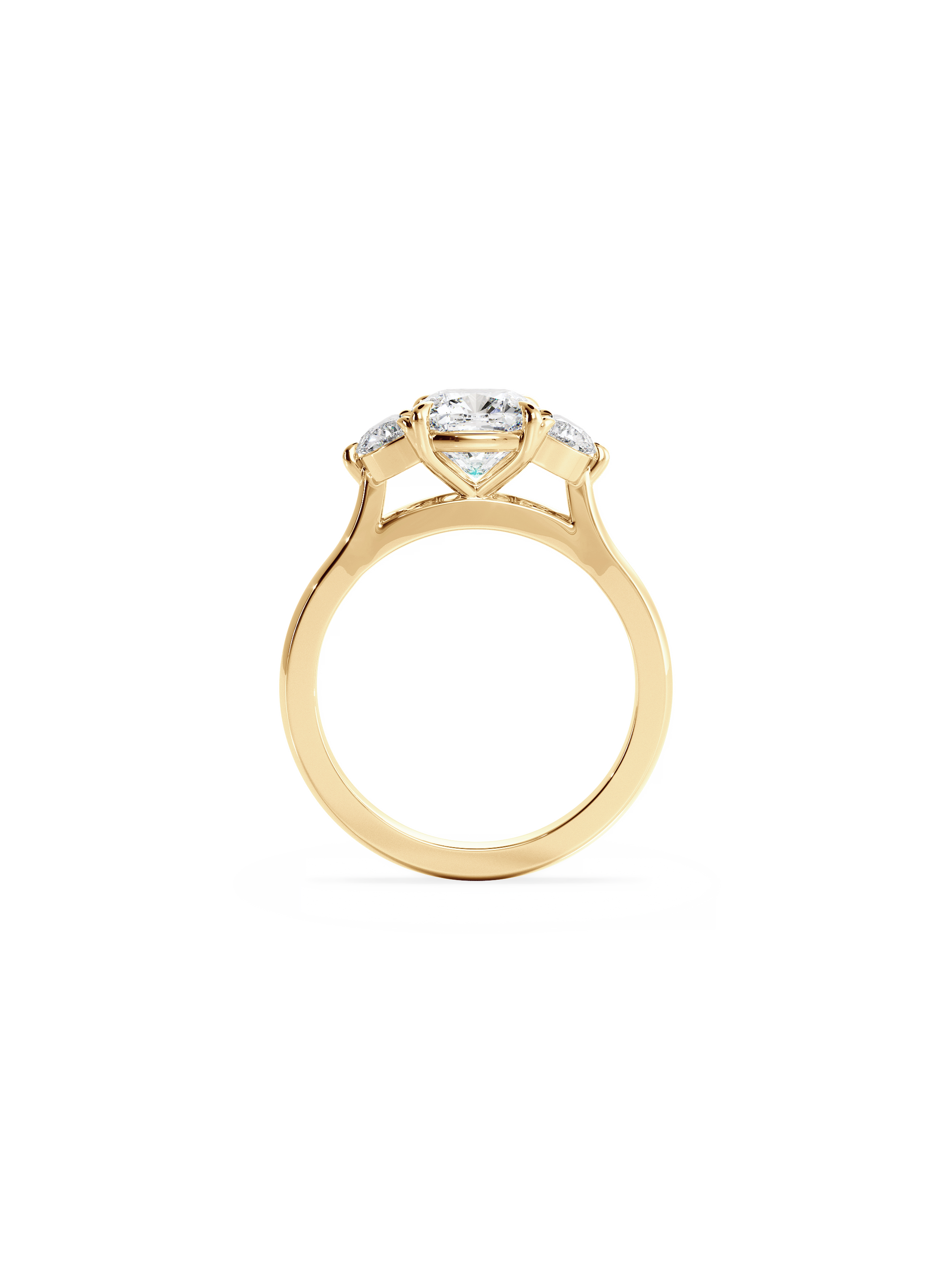 Solitaire-Oval Lab Grown Diamond Engagement Ring