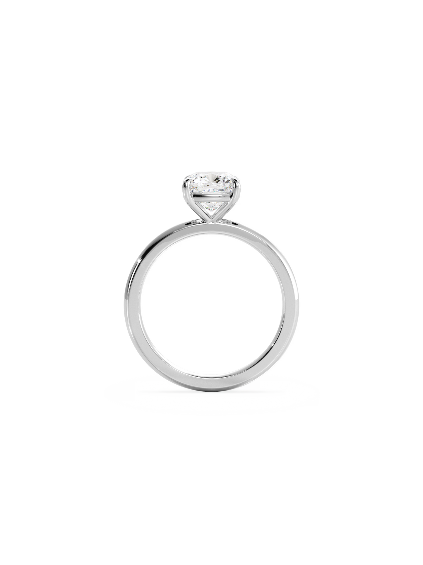 Solitaire-Oval Lab Grown Diamond Engagement Ring