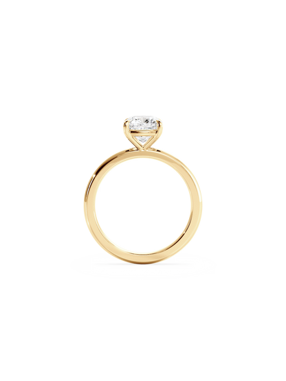 Solitaire-Oval Lab Grown Diamond Engagement Ring