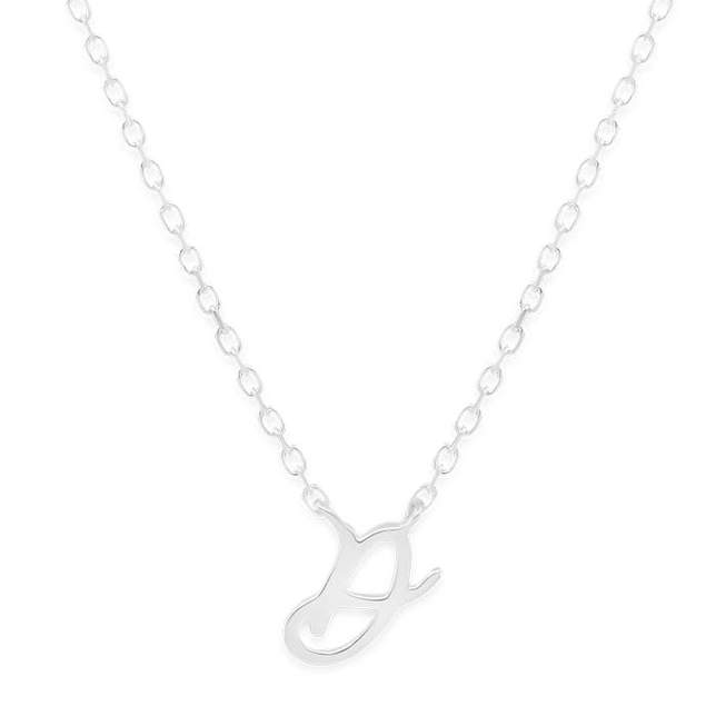Simple Love Letter Initial Necklace 7