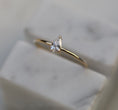 Load image into Gallery viewer, Elegant 0.20 CT Pear Lab-Grown Diamond Solitaire Engagement Ring
