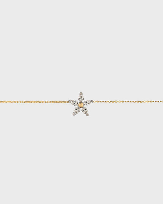 Radiant Star 0.12 TCW Round Lab-Grown Diamond Bracelet