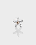 Load image into Gallery viewer, 0.20 TCW Marquise Lab Grown Diamond Daisy Flower Cartilage Stud Earring
