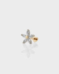 Load image into Gallery viewer, 0.20 TCW Marquise Lab Grown Diamond Daisy Flower Cartilage Stud Earring
