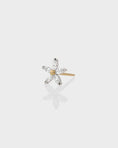 Load image into Gallery viewer, 0.30 TCW Marquise Lab Grown Daisy Cartilage Stud Earring 5
