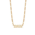 Load image into Gallery viewer, Timeless Gold Personalized Year Necklace
