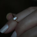 Load image into Gallery viewer, Elegant 0.20 CT Pear Lab-Grown Diamond Solitaire Engagement Ring
