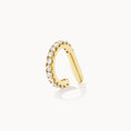 Load image into Gallery viewer, 0.5 Carat Round Lab Grown Diamond Gold Hoop Earrings
