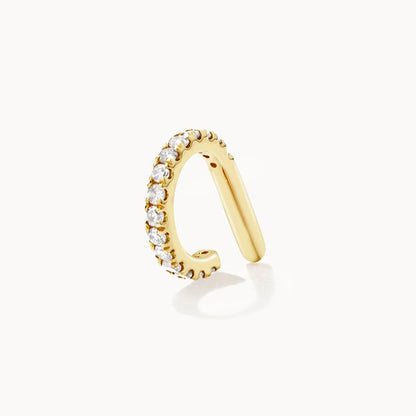 0.5 Carat Round Lab Grown Diamond Gold Hoop Earrings 1