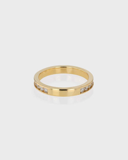 Elegant 0.50 TCW Round Lab-Grown Diamond Channel Set Wedding Band 4
