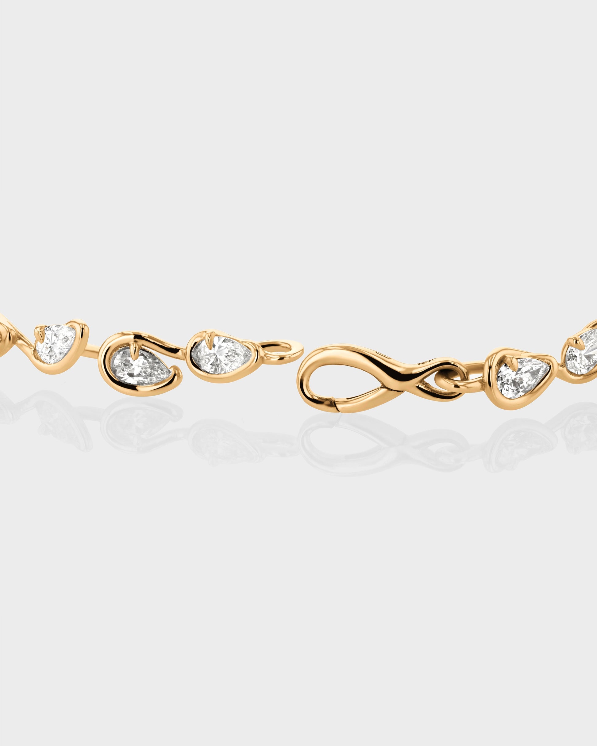 1 TCW Pear Cut Multi Stone Art Deco Bracelet 6