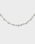 Load image into Gallery viewer, 1.0 TCW Pear Shaped Tennis Diamond Corridor Necklace
