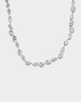 Load image into Gallery viewer, 1.0 TCW Pear Shaped Tennis Diamond Corridor Necklace
