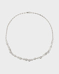 Load image into Gallery viewer, 1.0 TCW Pear Shaped Tennis Diamond Corridor Necklace
