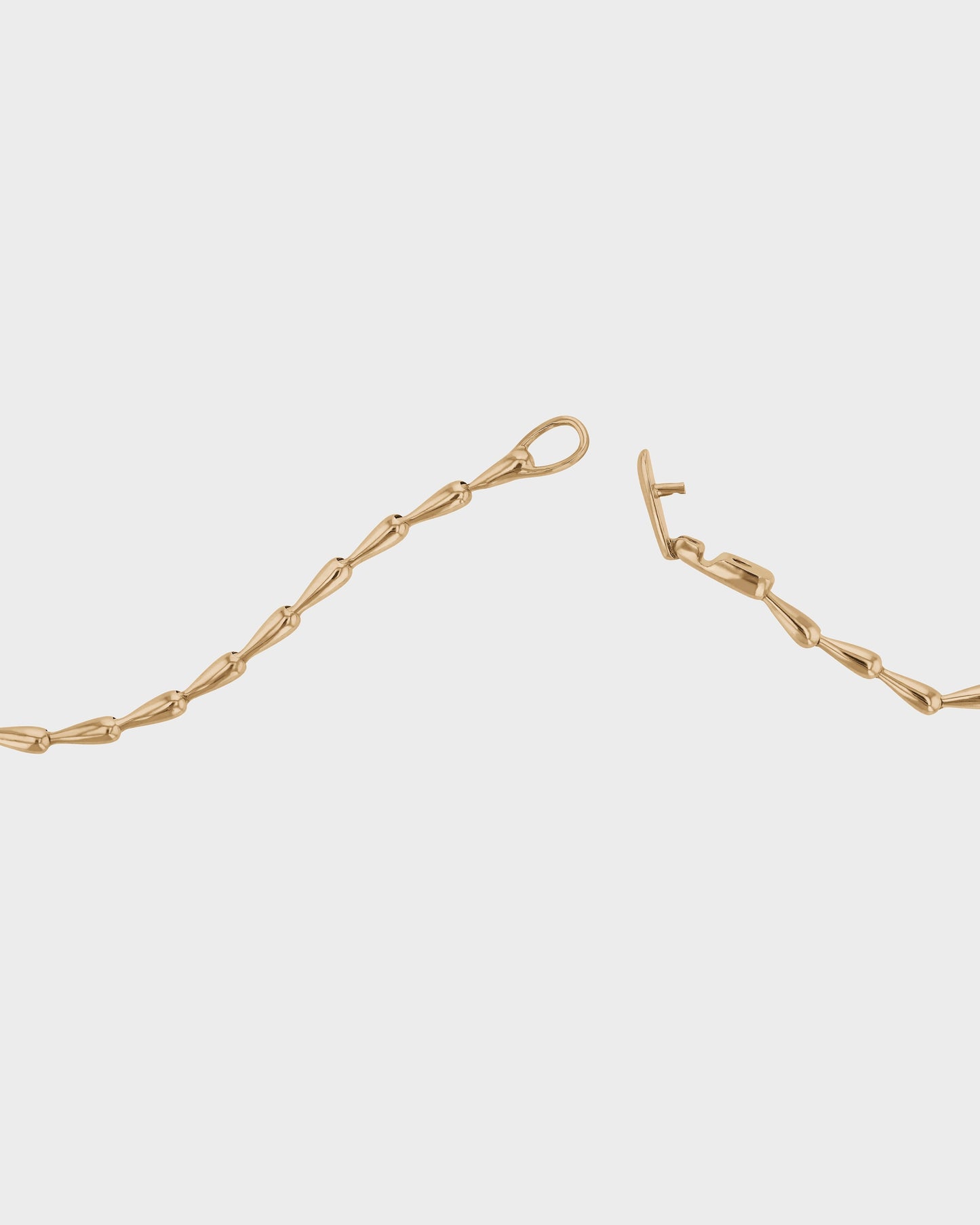 1.0 TCW Pear Shaped Tennis Diamond Corridor Necklace 3