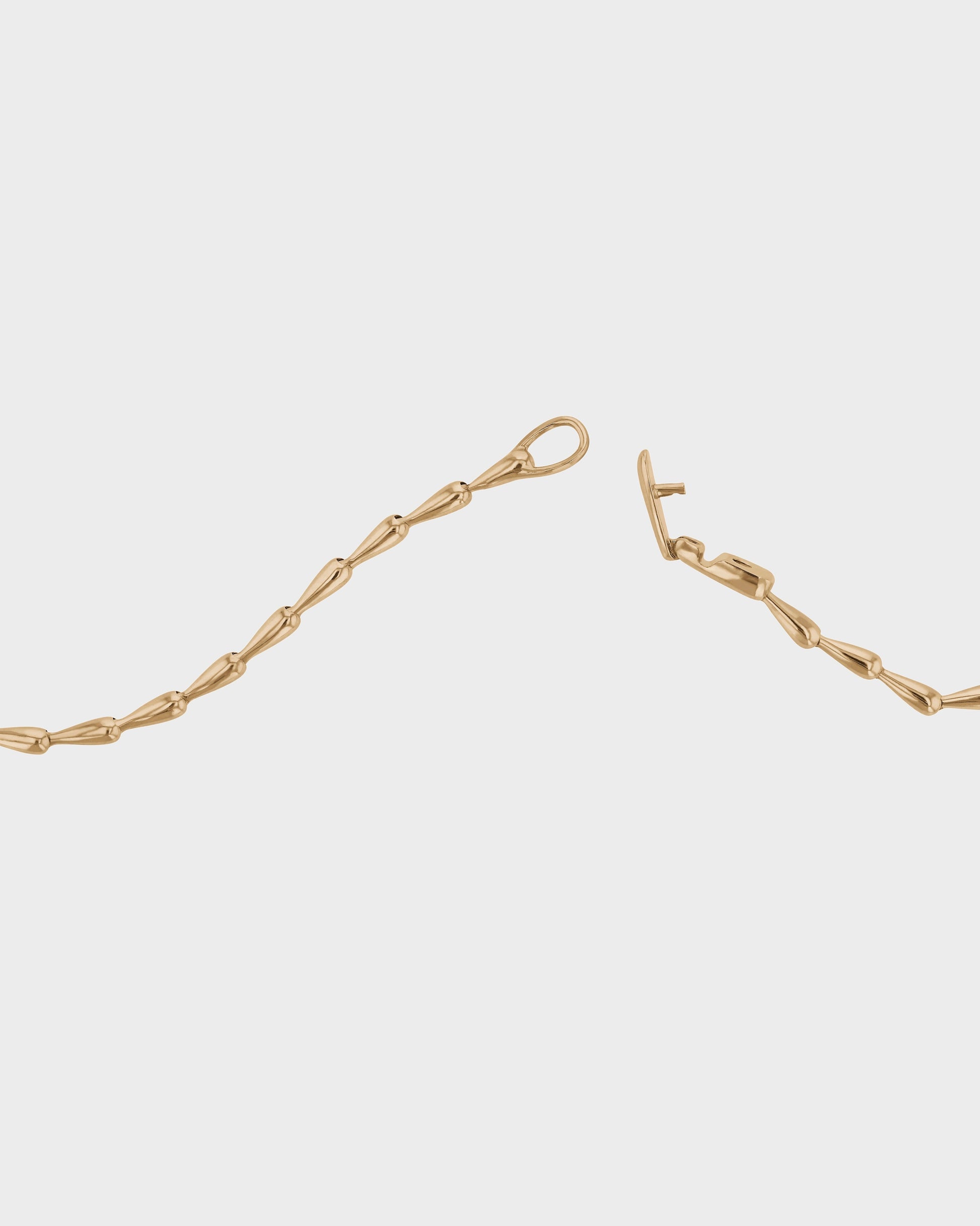 1.0 TCW Pear Shaped Tennis Diamond Corridor Necklace 3
