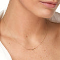 Load image into Gallery viewer, Radiant Elegance: 0.01 TCW Round Lab-Grown Diamond Bar Necklace
