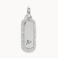 Load image into Gallery viewer, Elegant 0.11 TCW Round Lab Grown Diamond Bar Necklace - Engravable Charm
