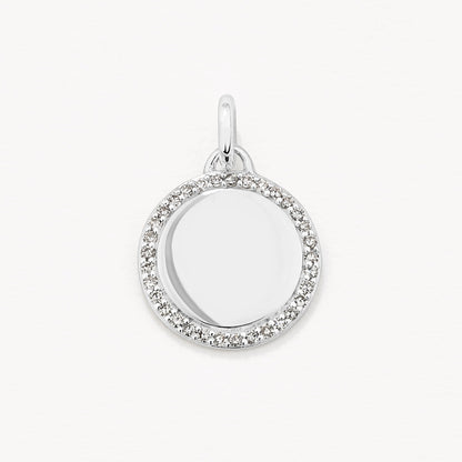 Engravable Round Diamond Necklace with 0.11 TCW Lab Grown Diamonds 5