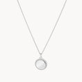 Load image into Gallery viewer, Engravable Round Diamond Necklace with 0.11 TCW Lab Grown Diamonds
