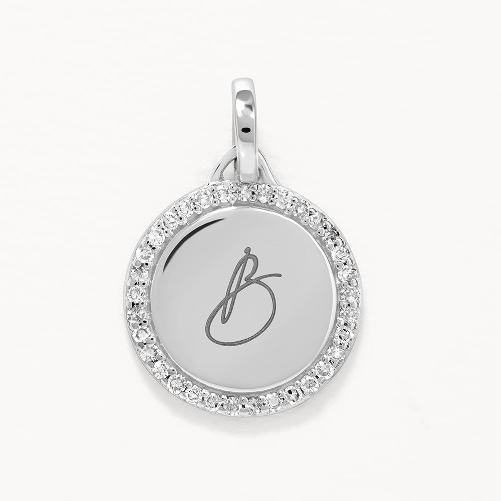 Engravable Round Diamond Necklace with 0.11 TCW Lab Grown Diamonds 4