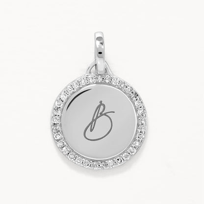 Engravable Round Diamond Necklace with 0.11 TCW Lab Grown Diamonds 4